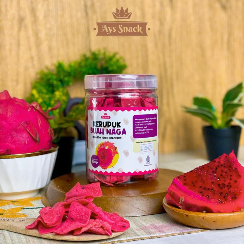 

Kerupuk buah naga ( DRAGON FRUIT CRACKERS )