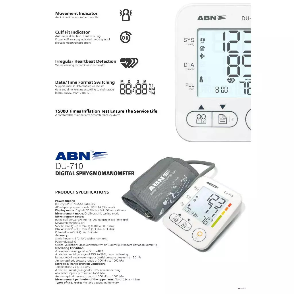 Tensimeter Digital ABN DU-710