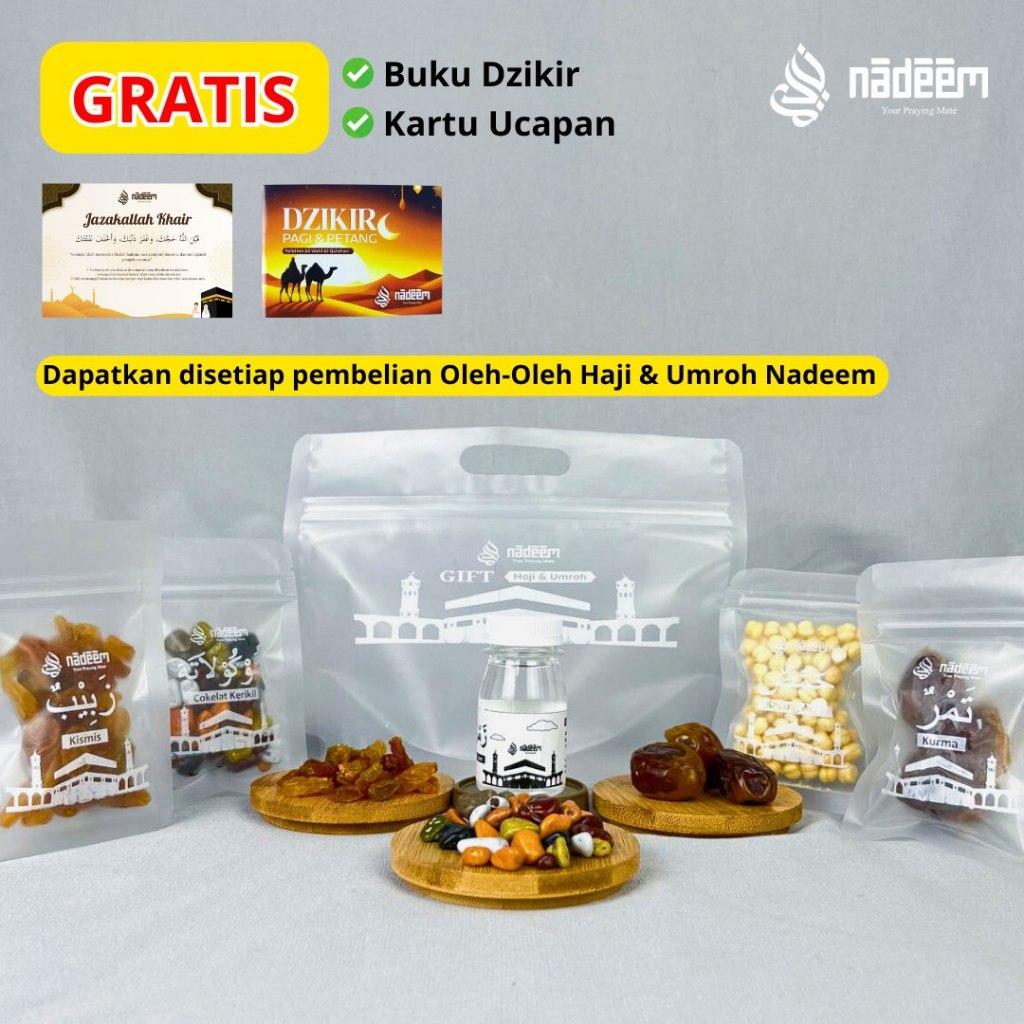 

Nadeem - Oleh Oleh umroh Haji Premium Hadiah Eksklusif