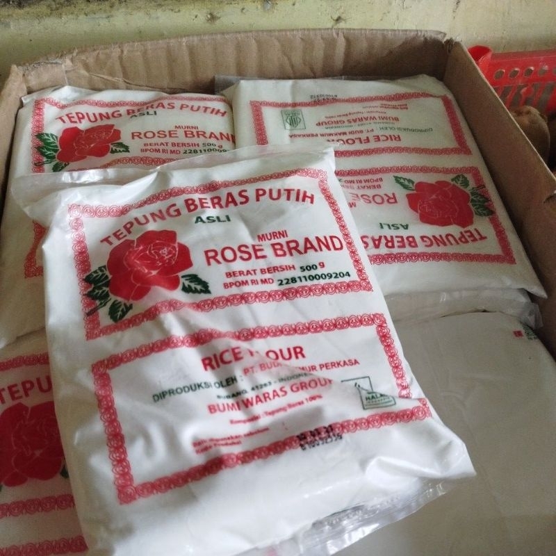

Tepung beras rose brand 500 gr