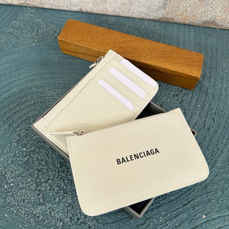 B4L3NC14G4 ZIP LONG CARD WHITE