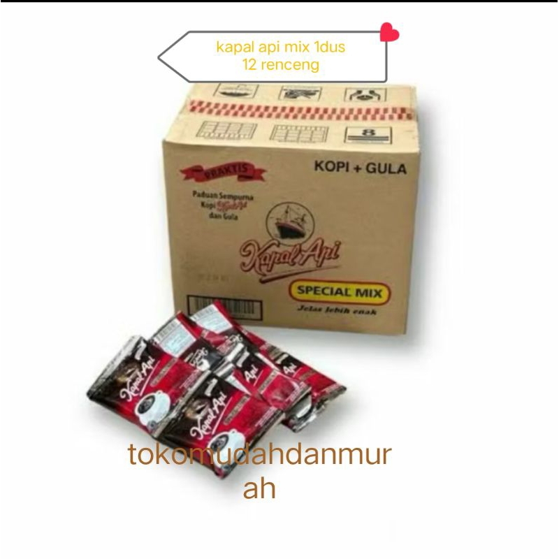 

Kapal api spesial mix 1dus(120 sachet)