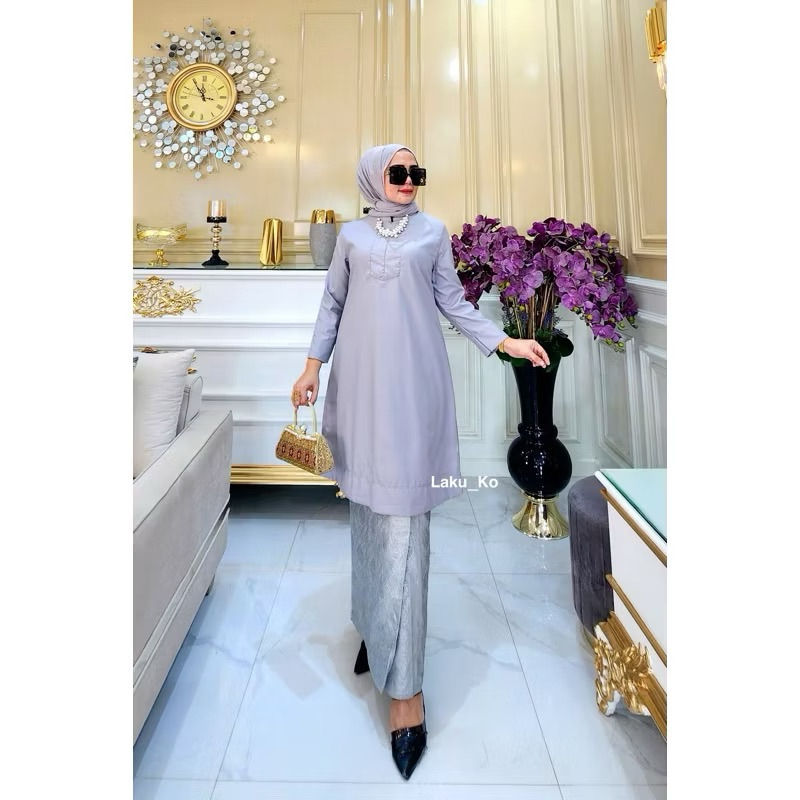 Tunik Polos / Atasan Tunik // Tunik Toyobo // Baju kurung // Tunik malaysia // Tunik Busui //Tunik s