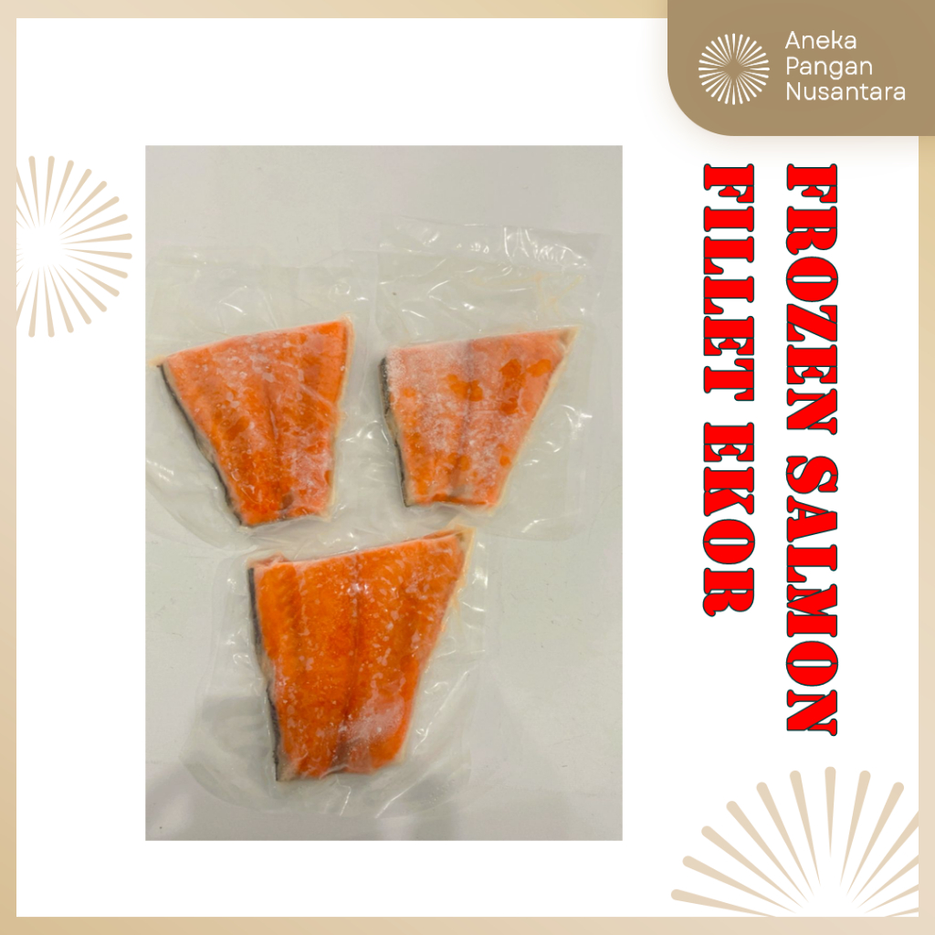 Frozen Salmon Fillet Ekor - 1 kg