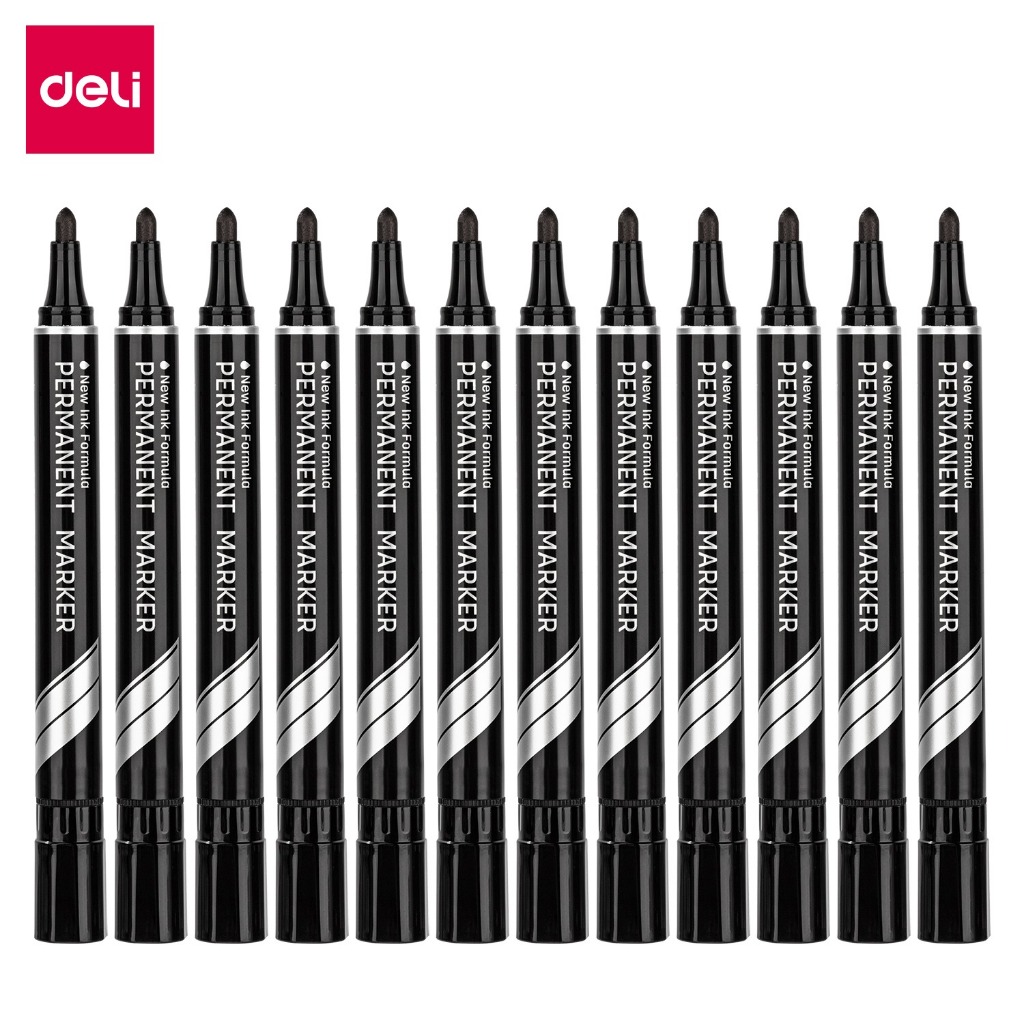 

Spidol Permanen Hitam Biru Permanent Marker (1pcs) 1.5mm/High Quality Simple and Durable Permanent Marking Pen Stationery