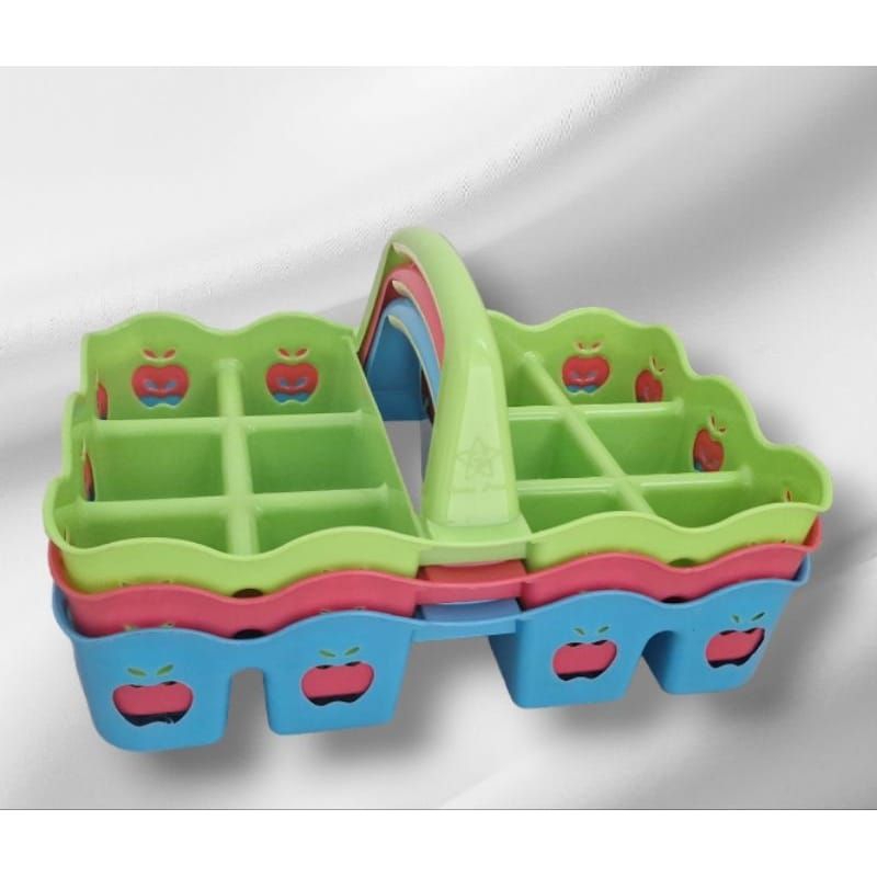 Rak Aqua Cup Gelas 12 lubang Tempat Wadah Cup Air Mineral Jinjing