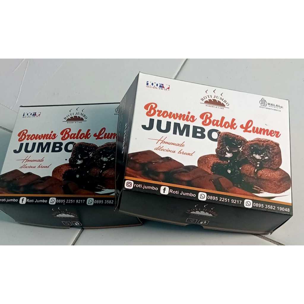 

ROTI JUMBO - Brownies Balok Lumer - Brownies Coklat Lumer - Kue Balok Lumer - Kue Coklat