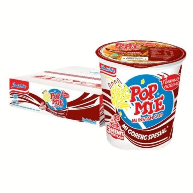 

Pop Mie Goreng Rasa Indomie Goreng 80gr Dus Isi 12pcs - KARTON ISI 12