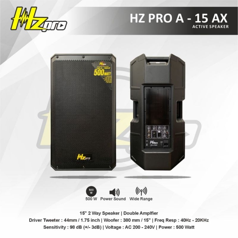 Speaker Aktif HZ Pro  A-15AX