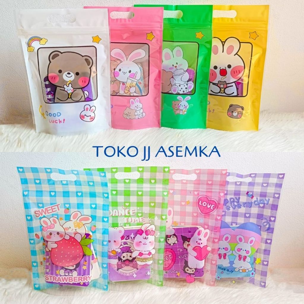 

STANDING ZIPPER PLASTIK 23X15CM PERSEGI PANJANG ZIP LOCK KLIP GOODY GOODIE BAG HAMPERS BINGKISAN