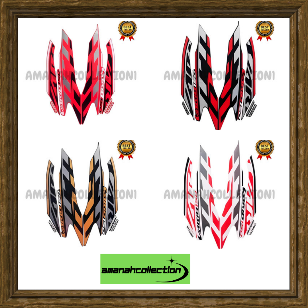 STIKER STRIPING HONDA VARIO 150 2020-2021 FULL STIKER LIS BODY MOTOR VARIO 2020-2021 STANDAR