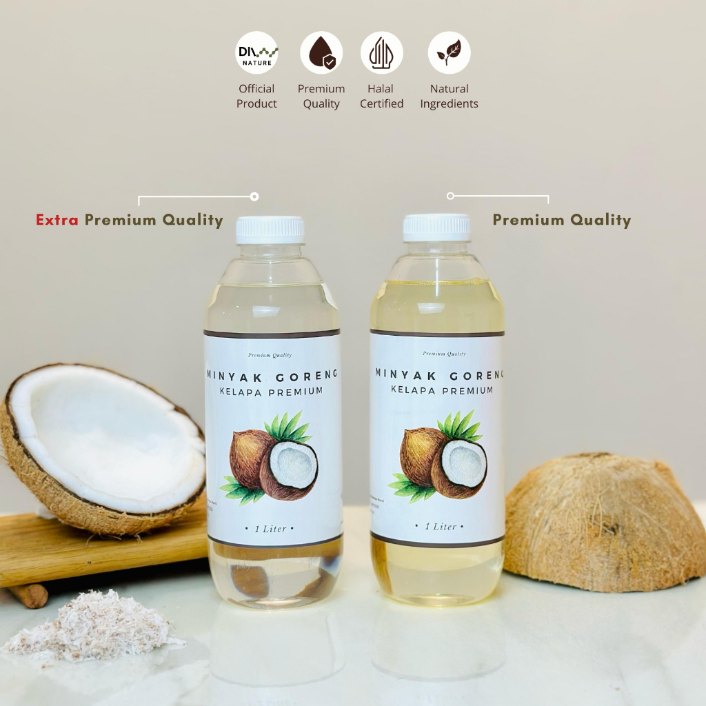 

Minyak Goreng Kelapa Premium 1 Liter - by DIVV Nature