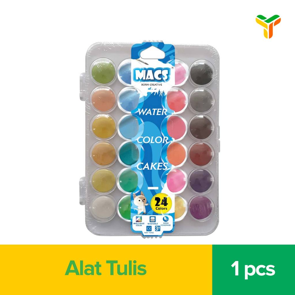

Macs Water Color Cakes 24 Color R0424