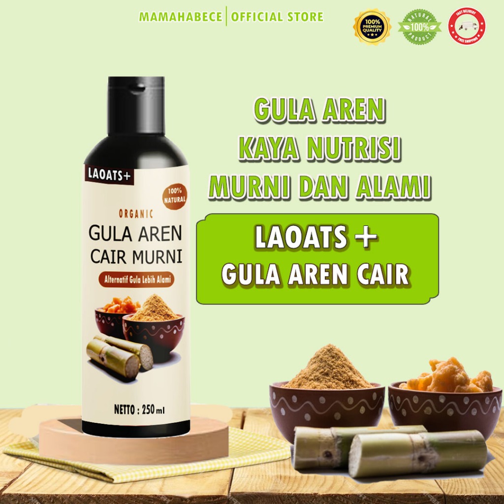 

Gula Aren Brown Sugar Cair Palm Sugar Laoats