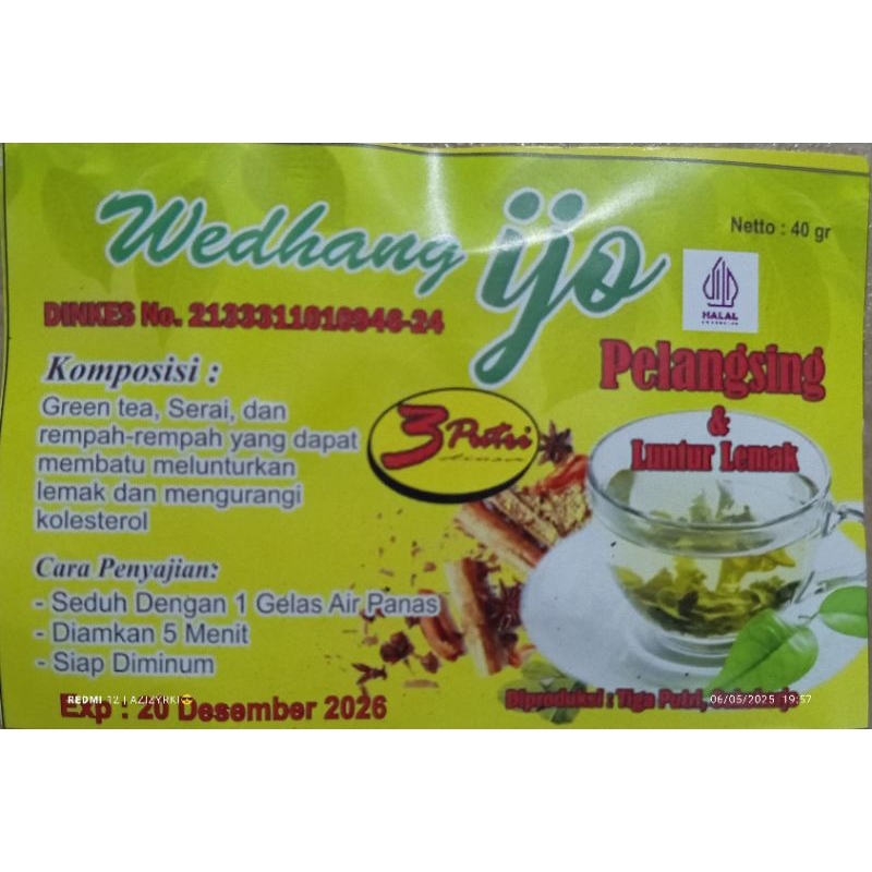 

wedang racik rempah ijo