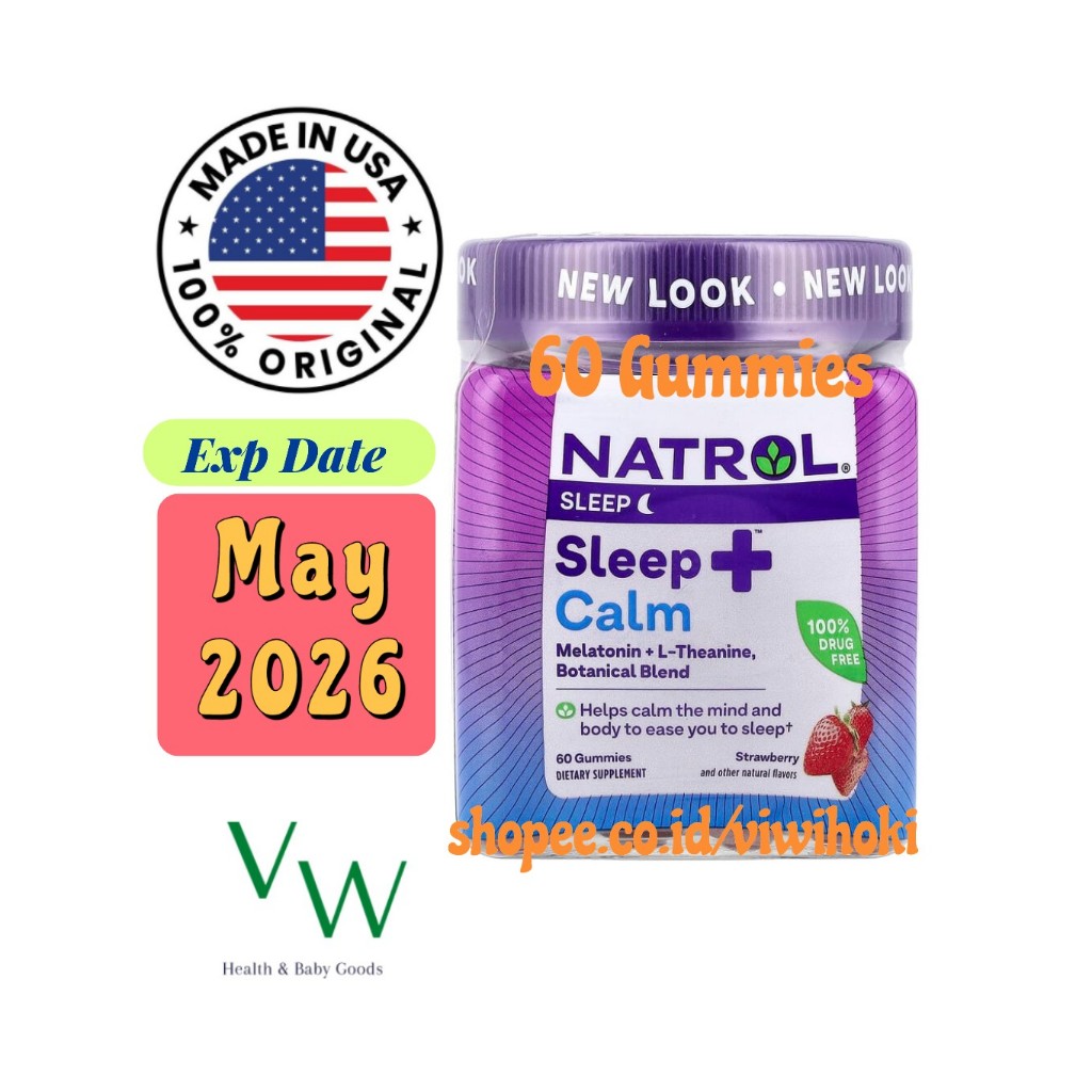 

Natrol, Sleep+™ Calm, Strawberry, 60 Gummies