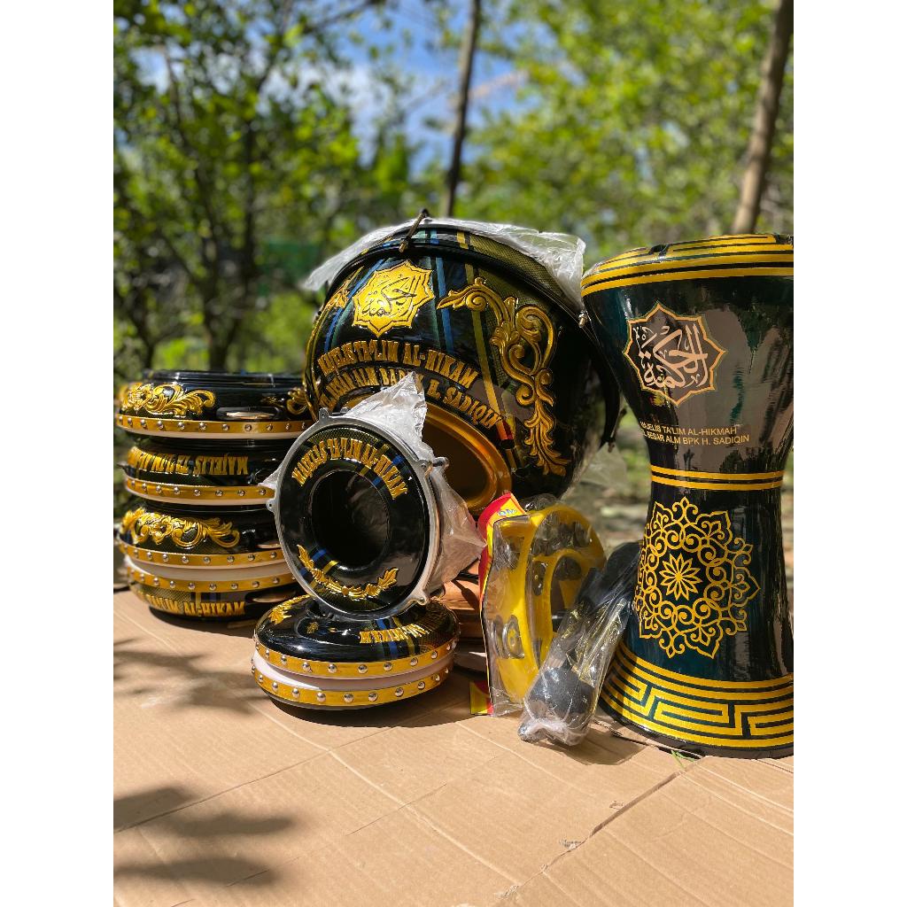 ALAT HADROH ALAT REBANA FULL SET 1 SET LENGKAP MURAH KUALITAS PREMIUM