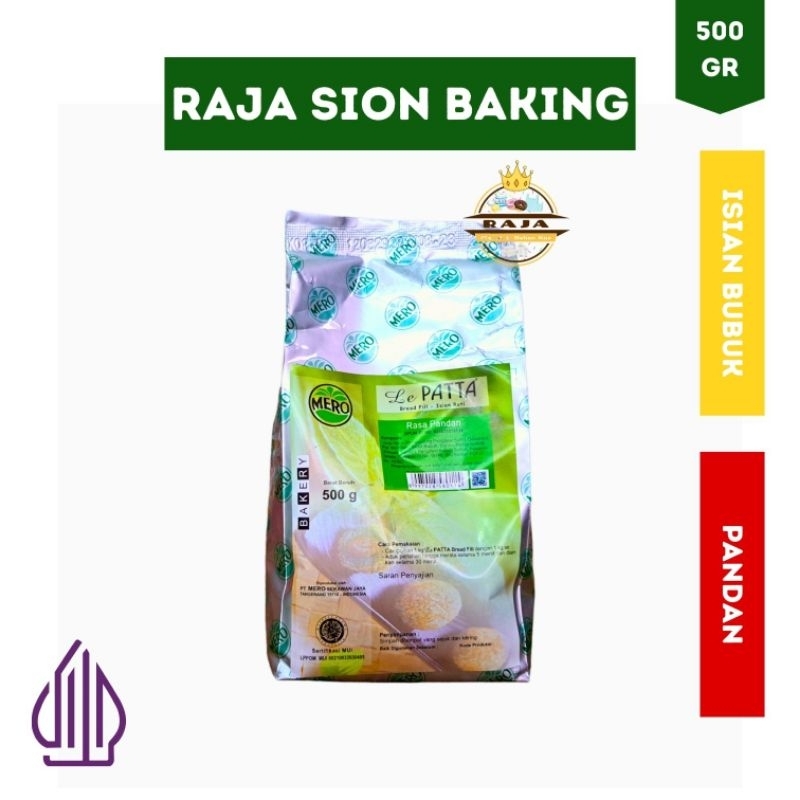 

LePatta Bubuk Pandan / Isian Roti Pandan 500gr