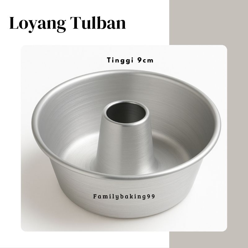 Cetakan Kue Bolu / Loyang Kue Tulban Bima Baking Pan Loyang Bolu Press Tebal