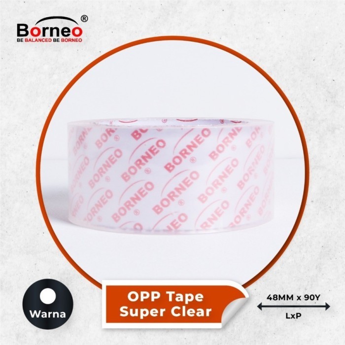 

Borneo OPP / Lakban Super Clear 48 mm x 90 yard
