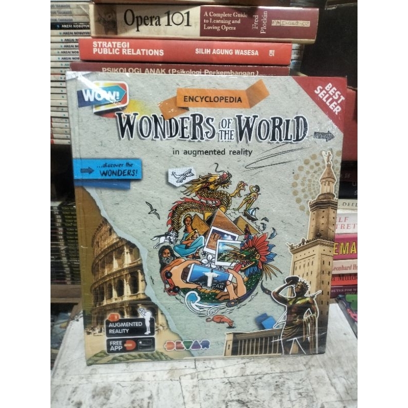 Buku Anak DEVAR Bahasa Inggris WOW Ensiklopedia 4D WONDERS OF THE WORLD