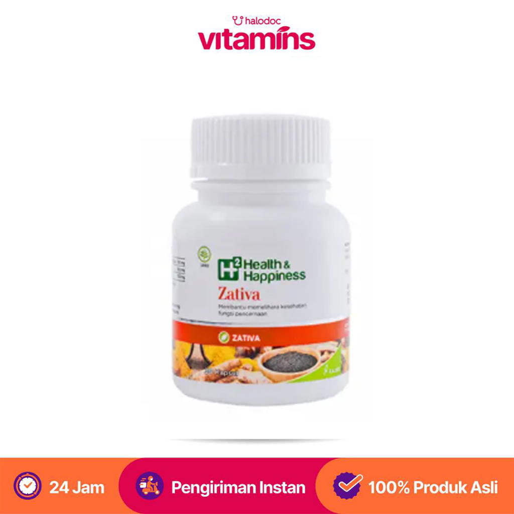 H2 Health & Happiness Zativa 30 Kapsul