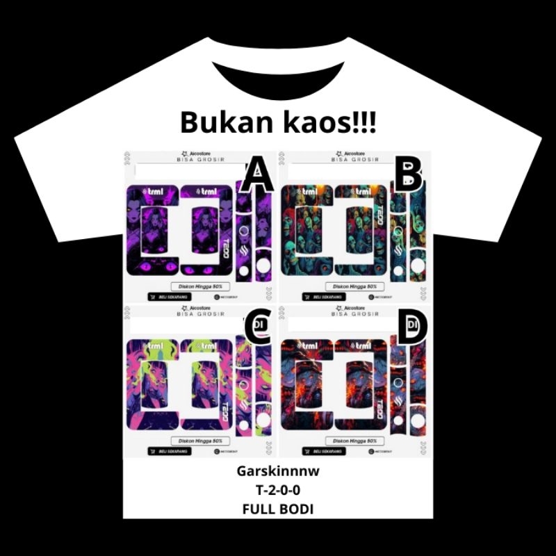 

Bukan Kaos Tapi Stiker Pelindung Antigores T 200% Motif Bisa Custom