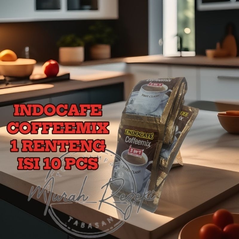 

Kopi Sachet Indocafe Coffeemix 1 renteng (10pcs) / First Class Coffee 3 in 1