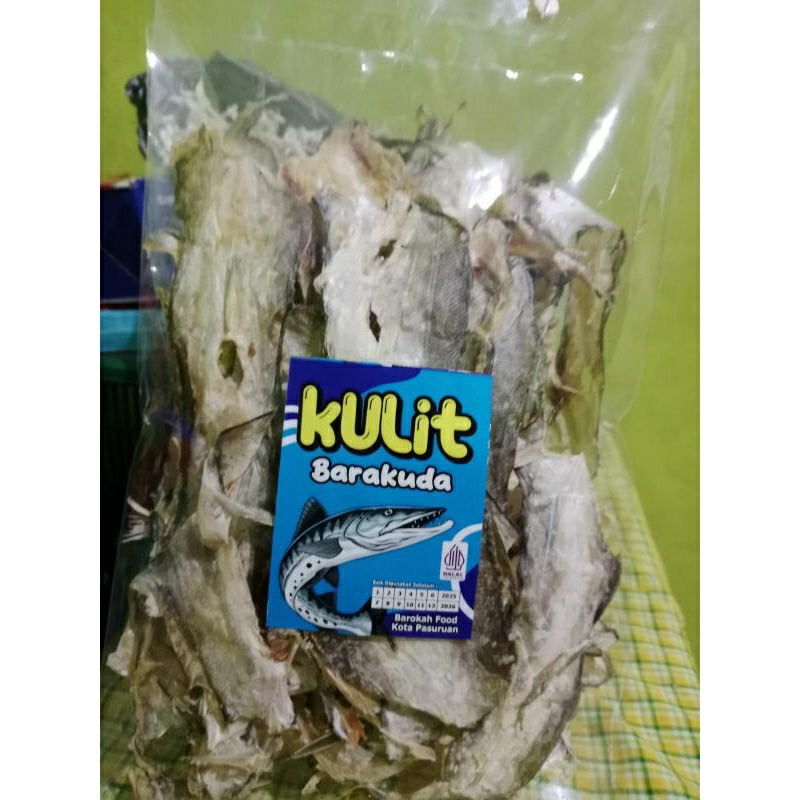 

kulit ikan/keripik kulit ikan barakuda