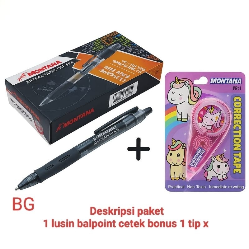 

Bundling Montana ultimate Gel Ink Pen 0,5 mm / 12 pcs / bonus 1 pcs tip x random