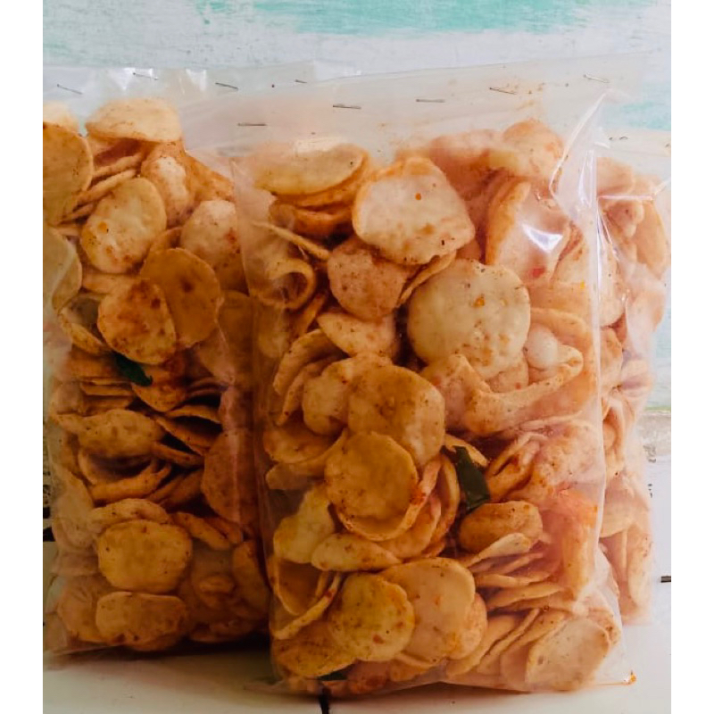 

Kerupuk seblak kering manis pedas gurih