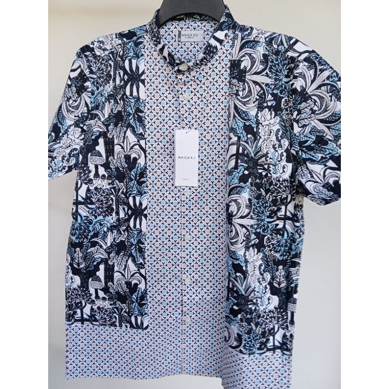 PAKEM APPAREL Kemeja Koko Batik Lengan Pendek Pria Branded merk MOC Original