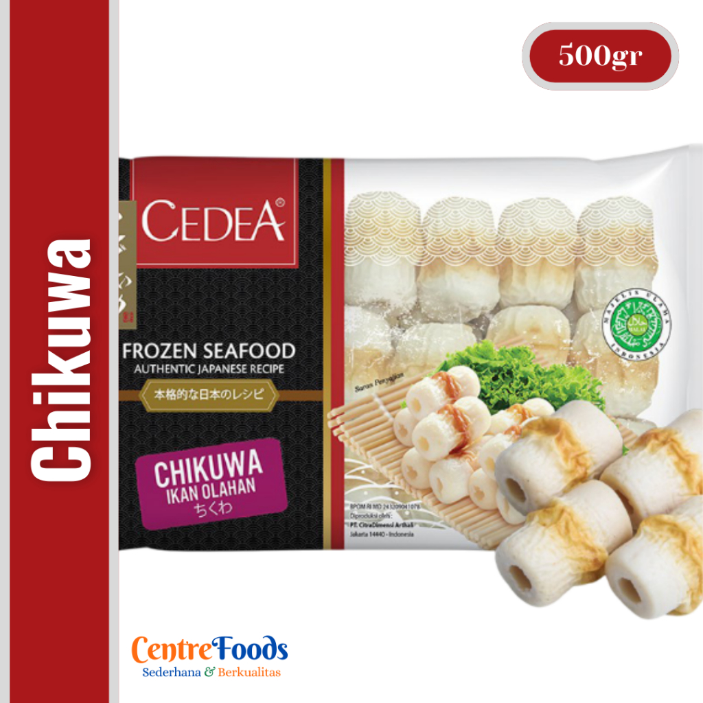

Ikan Olahan Chikuwa - Cedea | 500gr [ Harga Per BKS ]