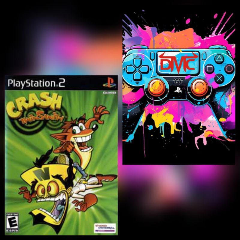 KASET PS2 CRASH TWINSANITY