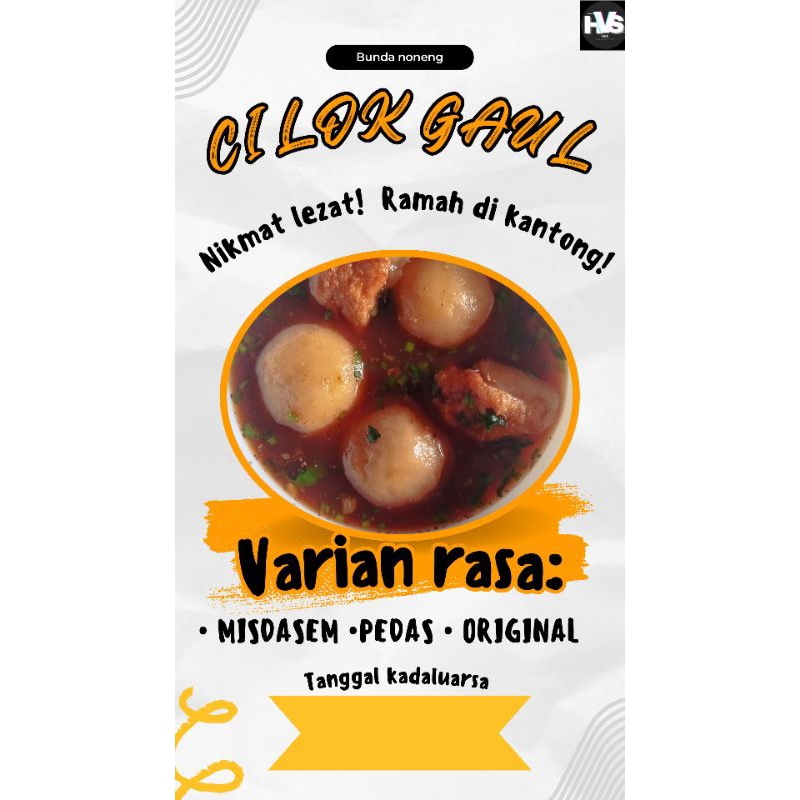 

Cilok Tahu Aci size besar kenyang dan kenyal bikin nagihhh