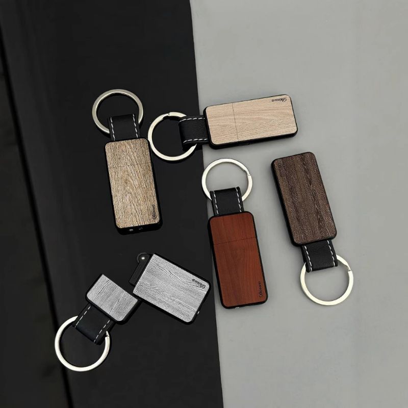 Korek Api Gantungan kunci keren motif kayu Api Lili  T-558 Korek Berklasik anti angin Gantungan kere