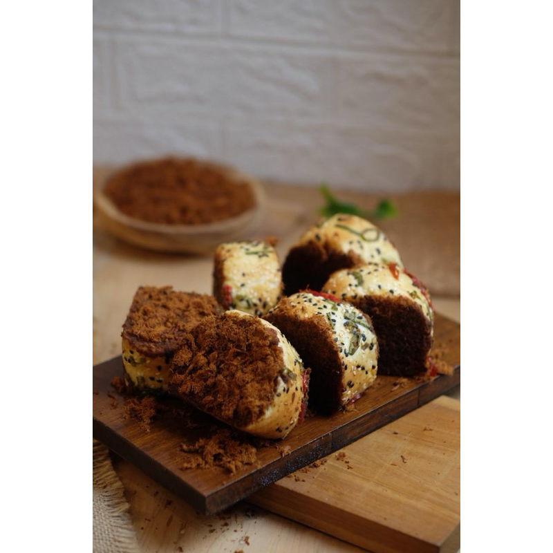 

Flossroll abon sapi dan ayam 25cm isi 6 slice