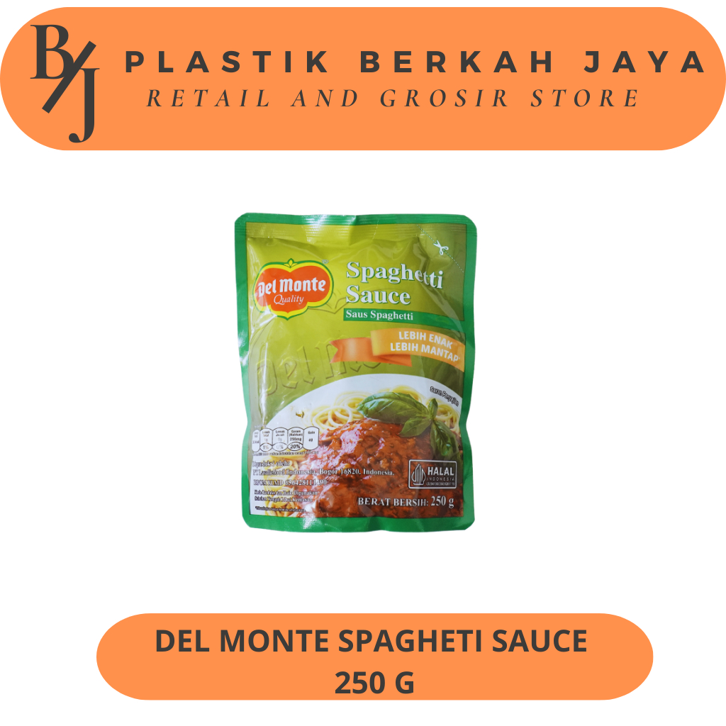 

DEL MONTE SPAGHETI SAUCE 250 G