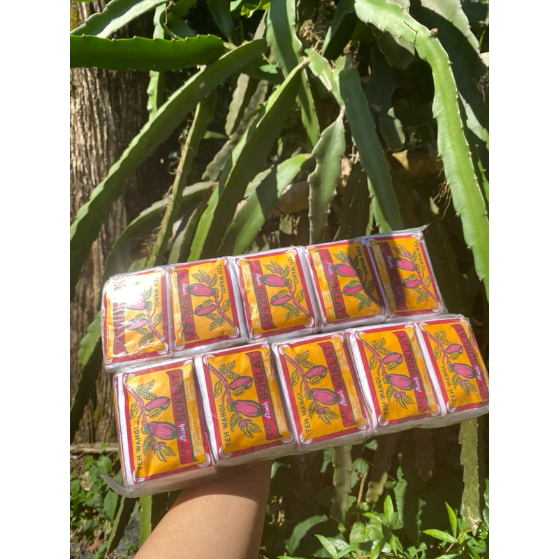 

TEH TUBRUK/ TEH WANGI CAP BUAH SOKLAT ASLI WONOGIRI 1 pack isi 5 pcs