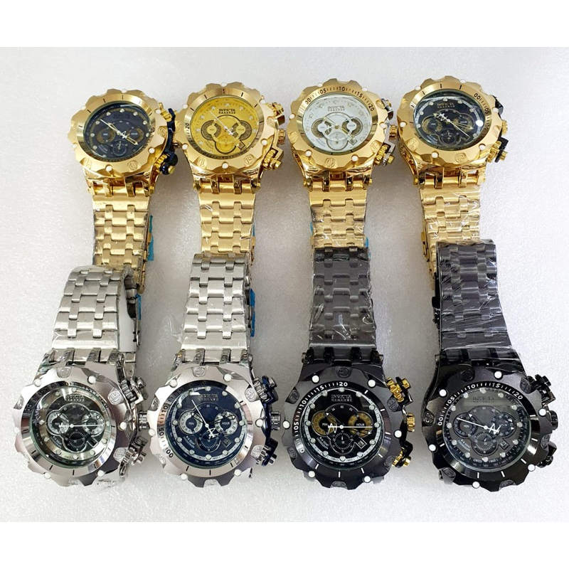 READY STOCK JAM TANGAN PRIA INVICTA VENOM CHRONO AKTIF STAINLESS STEEL INCLUDE BOX