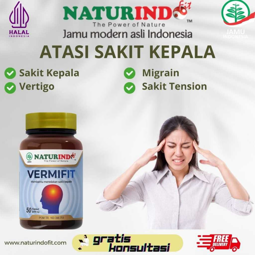 Obat Vertigo Menahun Migrain Pusing Keleyengan Sakit Kepala Cluster Paling Ampuh OBAT HERBAL VERMIFI