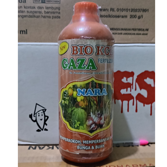 BIO KCL CAIR GAZA KEMASAN 1 LITER / MEMPERKOKOH, MEMPERBANYAK BUIAH DAN BATANG