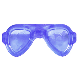 LEGO Part 18854 Trans-Purple Friends Accessories Sunglasses / Glasses with Small Pin