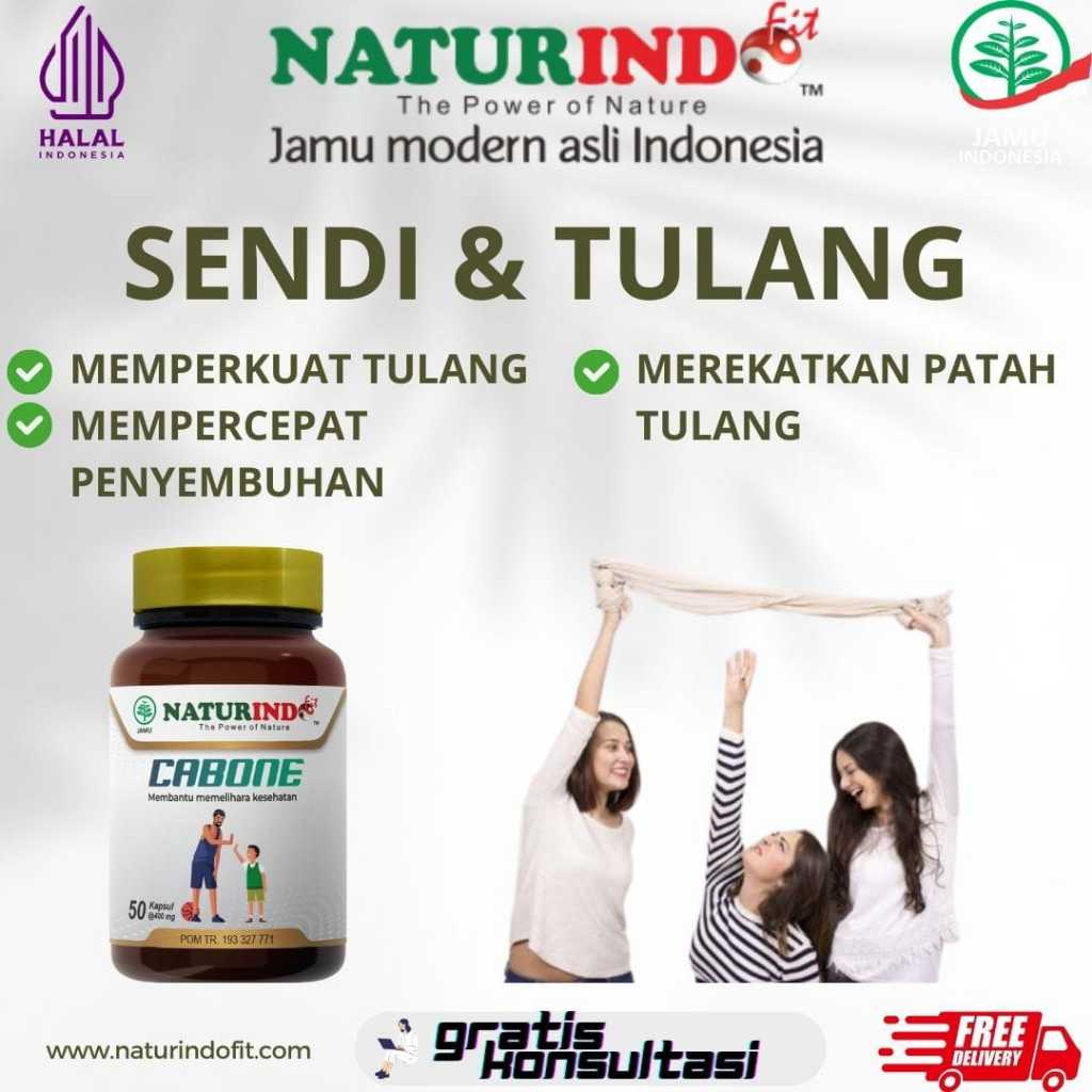 Obat Spesial Tinggi Badan Nutrisi Kalsium Peninggi Badan Tulang Gigi Patah CABONE NATURINDO FRESH