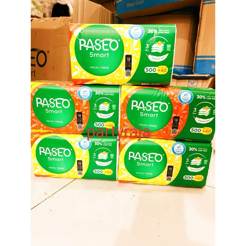 Paseo 540 Tissue Paseo Smart 500+40 Extra Isi Tissue Facial