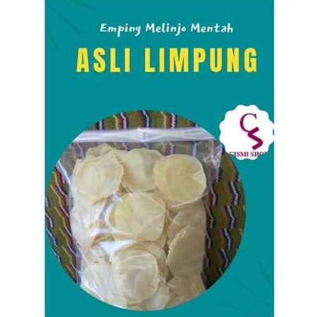 

EMPING MELINJO SUPER LB (MENTAH ORIGINAL ASLI LIMPUNG)