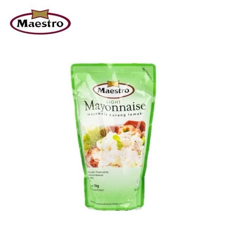 

Maestro Mayonnaise Pouch 1000g – Mayones Halal Berkualitas untuk Aneka Masakan
