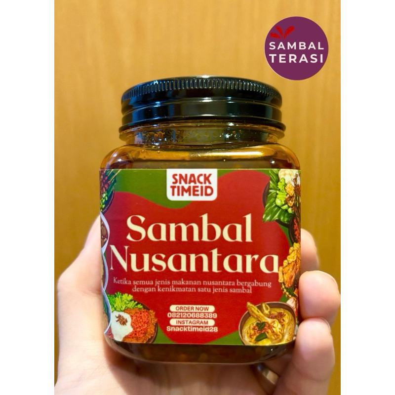 

Sambal Terasi Gurih Homemade - Sambal Nusantara 200gram