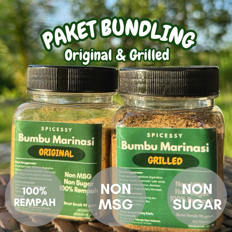 

BUNDLING Spicessy Bumbu Marinasi 2 varian (Original dan Grilled)