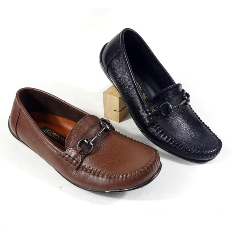 Sepatu Formal Wanita Scorpion 5138  hitam, coklat
